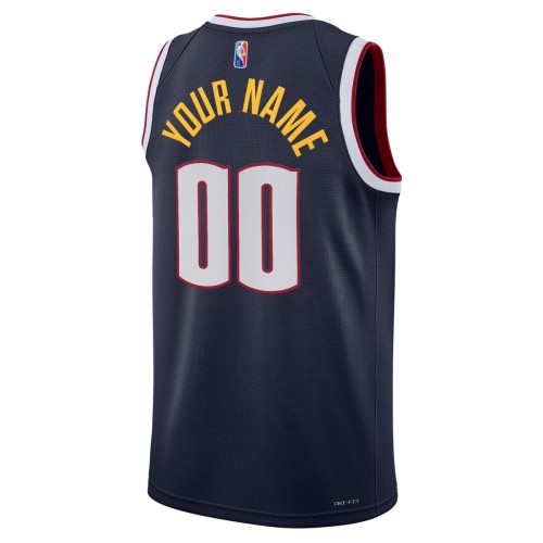 Denver Nuggets Nike 2021/22 Diamond Swingman Custom Jersey - Icon Edition - Navy Denver Nuggets Nike 2021/22 Diamond Swingman Custom Jersey - Icon Edition - Navy