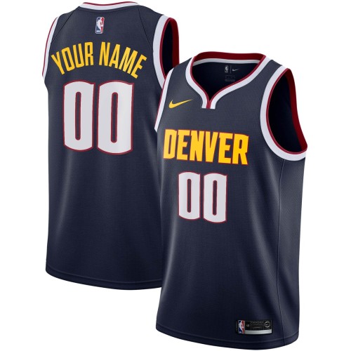 Denver Nuggets Nike Custom Swingman Jersey Navy - Icon Edition Denver Nuggets Nike Custom Swingman Jersey Navy - Icon Edition