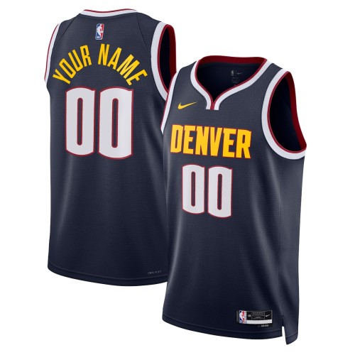 Denver Nuggets Nike Unisex 2022/23 Swingman Custom Jersey Navy - Icon Edition Denver Nuggets Nike Unisex 2022/23 Swingman Custom Jersey Navy - Icon Edition