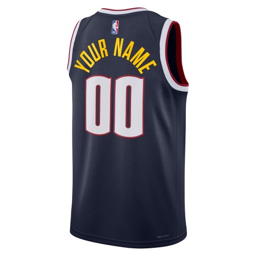 Denver Nuggets Nike Unisex 2022/23 Swingman Custom Jersey Navy - Icon Edition Denver Nuggets Nike Unisex 2022/23 Swingman Custom Jersey Navy - Icon Edition