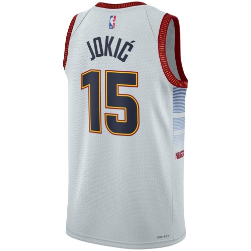 Nikola Jokic Denver Nuggets Nike Unisex 2022/23 Swingman Jersey - City Edition - Silver Nikola Jokic Denver Nuggets Nike Unisex 2022/23 Swingman Jersey - City Edition - Silver