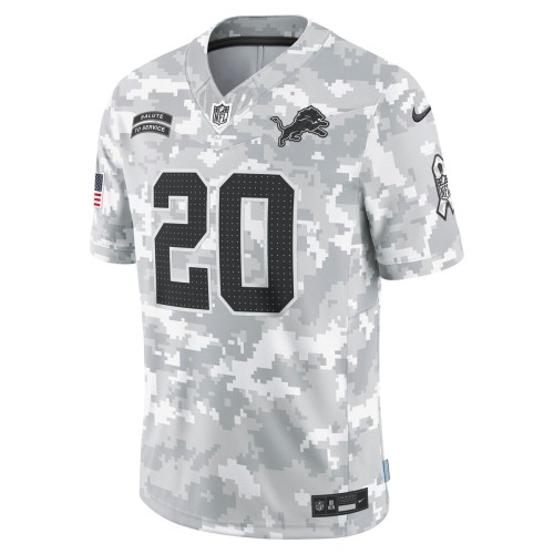 Barry Sanders Detroit Lions Nike 2024 Salute to Service Retired Player Limited Jersey - Arctic Camo Barry Sanders Detroit Lions Nike 2024 Salute to Service Retired Player Limited Jersey - Arctic Camo