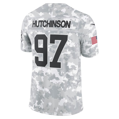 Aidan Hutchinson Detroit Lions Nike 2024 Salute to Service Limited Jersey - Arctic Camo Aidan Hutchinson Detroit Lions Nike 2024 Salute to Service Limited Jersey - Arctic Camo