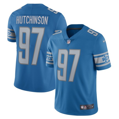 Aidan Hutchinson Detroit Lions Nike Team Vapor Limited Jersey - Blue Aidan Hutchinson Detroit Lions Nike Team Vapor Limited Jersey - Blue
