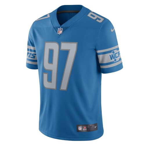 Aidan Hutchinson Detroit Lions Nike Team Vapor Limited Jersey - Blue Aidan Hutchinson Detroit Lions Nike Team Vapor Limited Jersey - Blue
