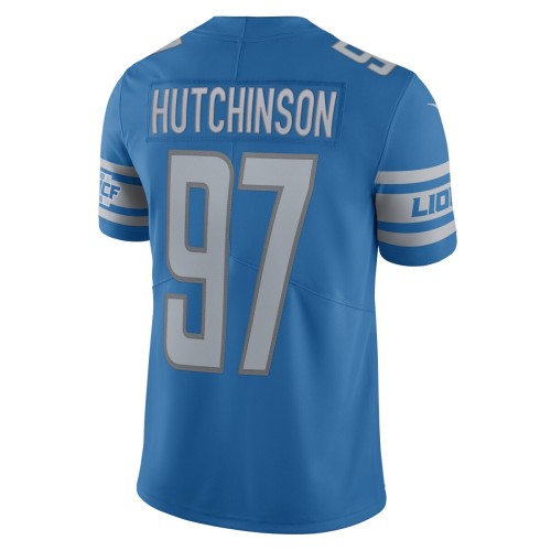 Aidan Hutchinson Detroit Lions Nike Team Vapor Limited Jersey - Blue Aidan Hutchinson Detroit Lions Nike Team Vapor Limited Jersey - Blue