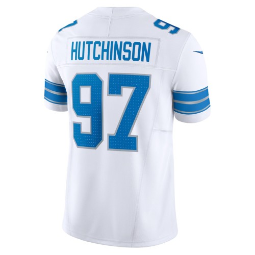 Aidan Hutchinson Detroit Lions Nike Vapor F.U.S.E. Limited Jersey - White Aidan Hutchinson Detroit Lions Nike Vapor F.U.S.E. Limited Jersey - White