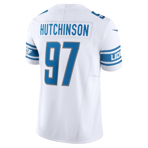 Aidan Hutchinson Detroit Lions Nike Vapor F.U.S.E. Limited  Jersey - White
