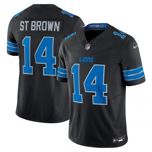 Amon-Ra St. Brown Detroit Lions Nike 2nd Alternate Vapor F.U.S.E. Limited Jersey - Black Amon-Ra St. Brown Detroit Lions Nike 2nd Alternate Vapor F.U.S.E. Limited Jersey - Black