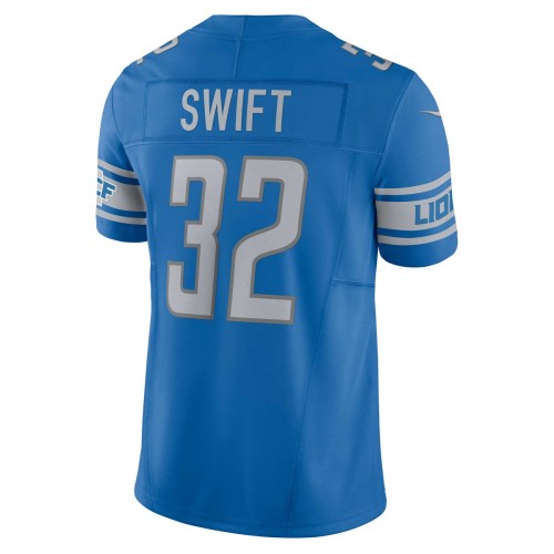 D'Andre Swift Detroit Lions Nike Vapor F.U.S.E. Limited Jersey - Blue D'Andre Swift Detroit Lions Nike Vapor F.U.S.E. Limited Jersey - Blue