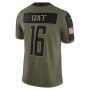 Jared Goff Detroit Lions Nike 2021 Salute To Service Limited Player Jersey - Olive Jared Goff Detroit Lions Nike 2021 Salute To Service Limited Player Jersey - Olive