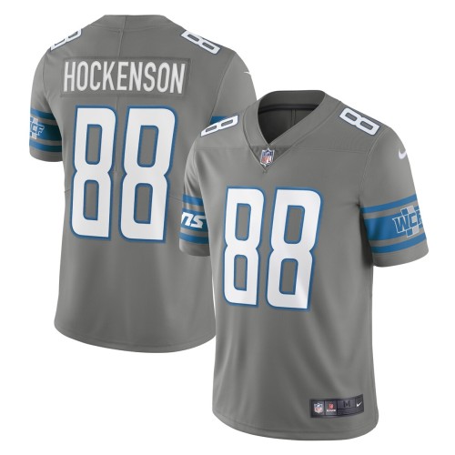 T.J. Hockenson Detroit Lions Nike Vapor Limited Jersey - Steel T.J. Hockenson Detroit Lions Nike Vapor Limited Jersey - Steel