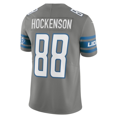 T.J. Hockenson Detroit Lions Nike Vapor Limited Jersey - Steel T.J. Hockenson Detroit Lions Nike Vapor Limited Jersey - Steel