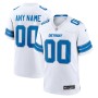 Detroit Lions Nike Custom Game Jersey - White Detroit Lions Nike Custom Game Jersey - White