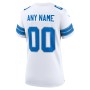 Detroit Lions Nike Women's Custom Game Jersey - White Detroit Lions Nike Women's Custom Game Jersey - White