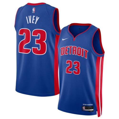 Jaden Ivey Detroit Pistons Nike Unisex 2022 NBA Draft First Round Pick Swingman Jersey - Icon Edition - Blue Jaden Ivey Detroit Pistons Nike Unisex 2022 NBA Draft First Round Pick Swingman Jersey - Icon Edition - Blue