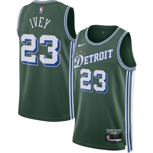 Jaden Ivey Detroit Pistons Nike 2022/23 Swingman Jersey - City Edition - Green Jaden Ivey Detroit Pistons Nike 2022/23 Swingman Jersey - City Edition - Green