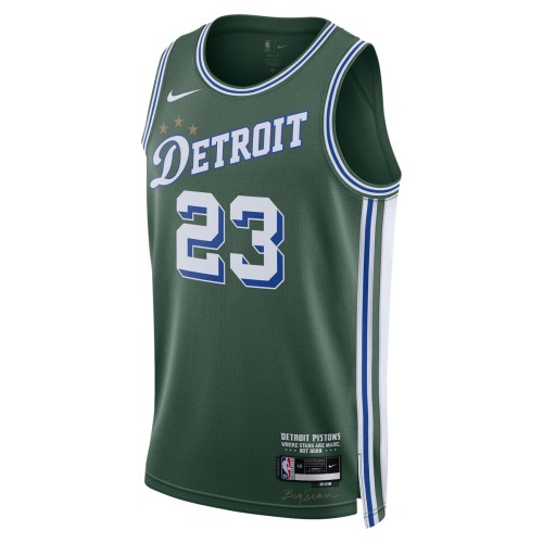 Jaden Ivey Detroit Pistons Nike 2022/23 Swingman Jersey - City Edition - Green Jaden Ivey Detroit Pistons Nike 2022/23 Swingman Jersey - City Edition - Green