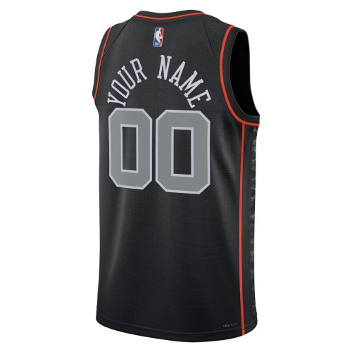 Detroit Pistons Nike Unisex 2023/24 Custom Swingman Jersey - Black - City Edition Detroit Pistons Nike Unisex 2023/24 Custom Swingman Jersey - Black - City Edition