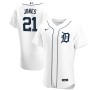 Jacoby Jones Detroit Tigers Nike Home Authentic Player Jersey - White Jacoby Jones Detroit Tigers Nike Home Authentic Player Jersey - White