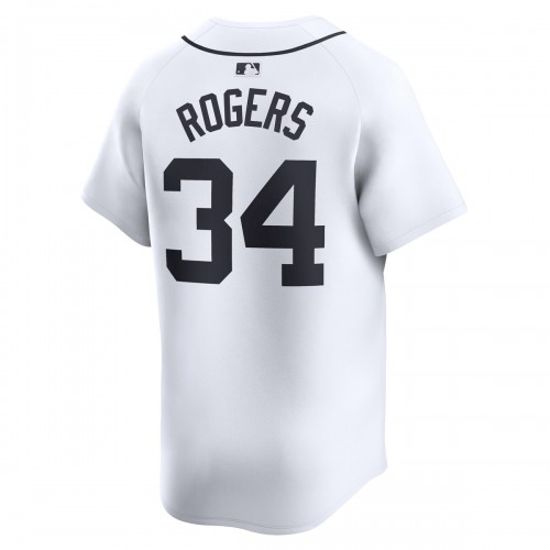 Jake Rogers Detroit Tigers Nike Home Limited Player Jersey - White Jake Rogers Detroit Tigers Nike Home Limited Player Jersey - White