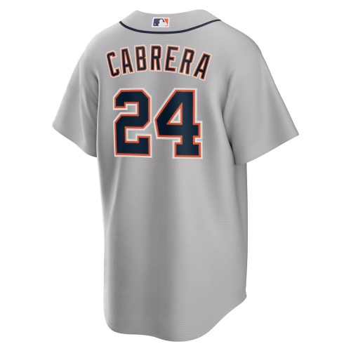 Miguel Cabrera Detroit Tigers Nike Road Replica Player Name Jersey - Gray Miguel Cabrera Detroit Tigers Nike Road Replica Player Name Jersey - Gray