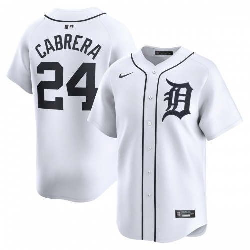 Miguel Cabrera Detroit Tigers Nike Home Limited Player Jersey - White Miguel Cabrera Detroit Tigers Nike Home Limited Player Jersey - White