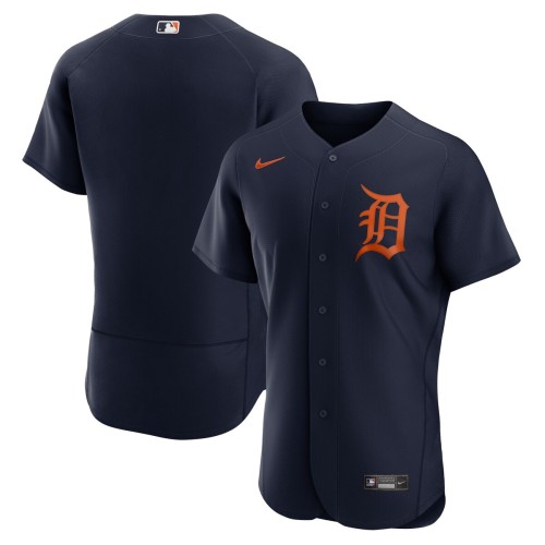 Detroit Tigers Nike Alternate Authentic Logo Team Jersey - Navy Detroit Tigers Nike Alternate Authentic Logo Team Jersey - Navy