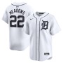 Parker Meadows Detroit Tigers Nike Home Limited Player Jersey - White Parker Meadows Detroit Tigers Nike Home Limited Player Jersey - White