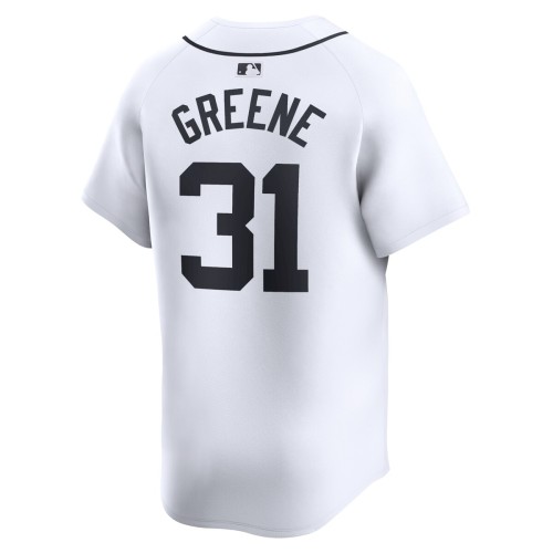 Riley Greene Detroit Tigers Nike Home Limited Player Jersey - White Riley Greene Detroit Tigers Nike Home Limited Player Jersey - White