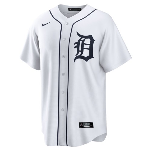 Detroit Tigers Nike Home Replica Team Jersey - White Detroit Tigers Nike Home Replica Team Jersey - White