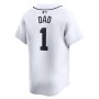 Detroit Tigers Nike #1 Dad Home Limited Jersey - White Detroit Tigers Nike #1 Dad Home Limited Jersey - White