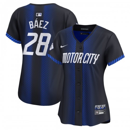 Javier Baez Detroit Tigers Nike Women's 2024 City Connect Limited Jersey - Navy Javier Baez Detroit Tigers Nike Women's 2024 City Connect Limited Jersey - Navy