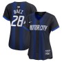 Javier Baez Detroit Tigers Nike Women's 2024 City Connect Limited Jersey - Navy Javier Baez Detroit Tigers Nike Women's 2024 City Connect Limited Jersey - Navy