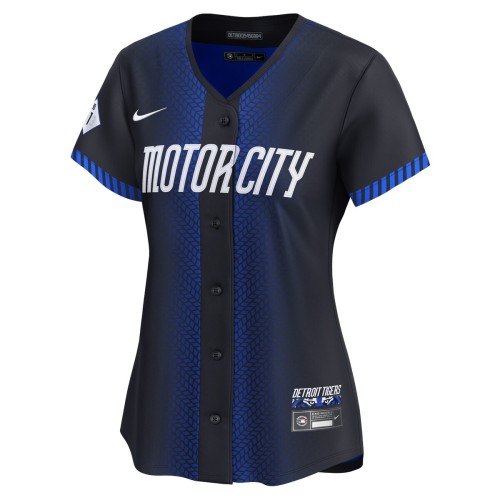 Javier Baez Detroit Tigers Nike Women's 2024 City Connect Limited Jersey - Navy Javier Baez Detroit Tigers Nike Women's 2024 City Connect Limited Jersey - Navy