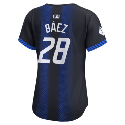 Javier Baez Detroit Tigers Nike Women's 2024 City Connect Limited Jersey - Navy Javier Baez Detroit Tigers Nike Women's 2024 City Connect Limited Jersey - Navy