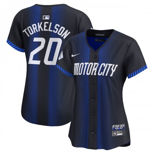 Spencer Torkelson Detroit Tigers Nike Women's 2024 City Connect Limited Jersey - Blue Spencer Torkelson Detroit Tigers Nike Women's 2024 City Connect Limited Jersey - Blue