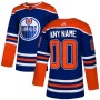 Edmonton Oilers adidas Alternate Authentic Custom Jersey - Royal Edmonton Oilers adidas Alternate Authentic Custom Jersey - Royal