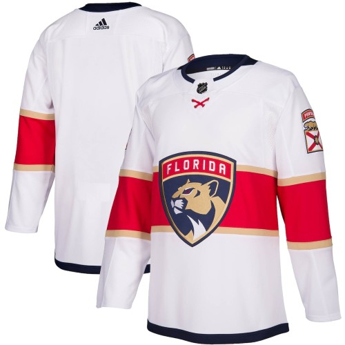Florida Panthers adidas Away Authentic Custom Jersey - White Florida Panthers adidas Away Authentic Custom Jersey - White