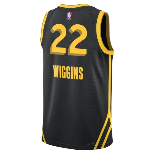 Andrew Wiggins Golden State Warriors Nike Unisex 2023/24 Swingman Jersey - Black - City Edition Andrew Wiggins Golden State Warriors Nike Unisex 2023/24 Swingman Jersey - Black - City Edition