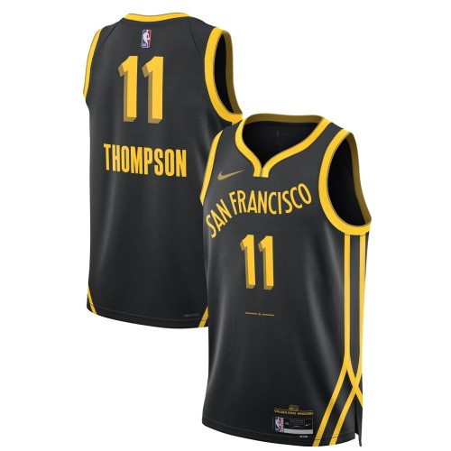 Klay Thompson Golden State Warriors Nike Unisex 2023/24 Swingman Jersey - Black - City Edition Klay Thompson Golden State Warriors Nike Unisex 2023/24 Swingman Jersey - Black - City Edition