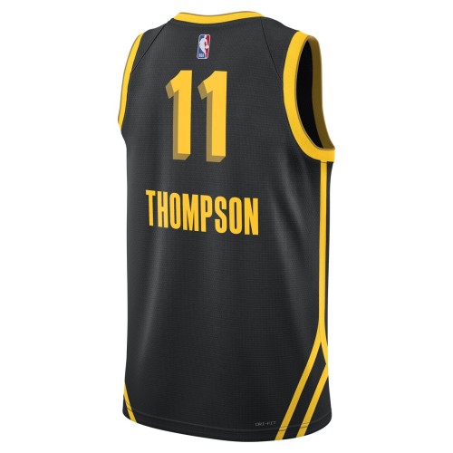 Klay Thompson Golden State Warriors Nike Unisex 2023/24 Swingman Jersey - Black - City Edition Klay Thompson Golden State Warriors Nike Unisex 2023/24 Swingman Jersey - Black - City Edition