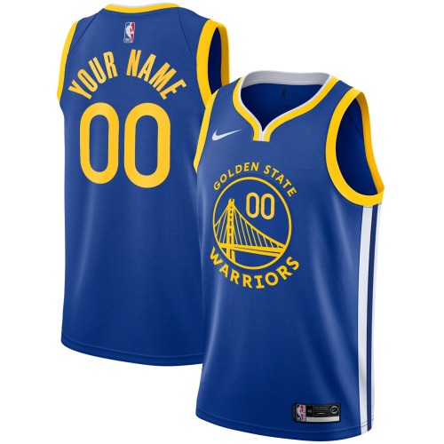 Golden State Warriors Nike Unisex 2019/20 Custom Swingman Jersey - Royal - Icon Edition Golden State Warriors Nike Unisex 2019/20 Custom Swingman Jersey - Royal - Icon Edition