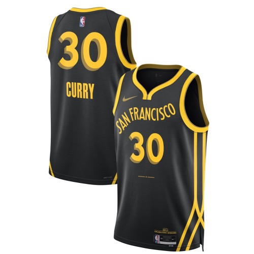 Stephen Curry Golden State Warriors Nike Unisex 2023/24 Swingman Jersey - Black - City Edition Stephen Curry Golden State Warriors Nike Unisex 2023/24 Swingman Jersey - Black - City Edition