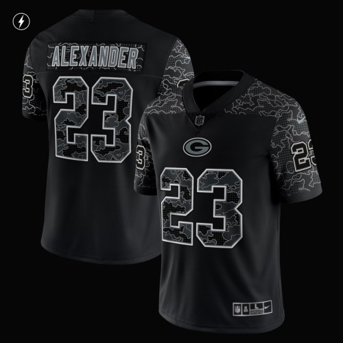 Jaire Alexander Green Bay Packers Nike RFLCTV Limited Jersey - Black Jaire Alexander Green Bay Packers Nike RFLCTV Limited Jersey - Black