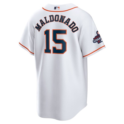 Martín Maldonado Houston Astros Nike Home 2022 World Series Champions Replica Player Jersey - White Martín Maldonado Houston Astros Nike Home 2022 World Series Champions Replica Player Jersey - White