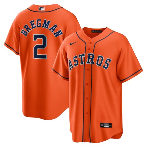 Alex Bregman Houston Astros Nike Alternate Replica Player Name Jersey - Orange Alex Bregman Houston Astros Nike Alternate Replica Player Name Jersey - Orange