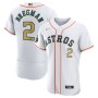 Alex Bregman Houston Astros Nike 2023 Gold Collection Authentic Player Jersey - White Alex Bregman Houston Astros Nike 2023 Gold Collection Authentic Player Jersey - White