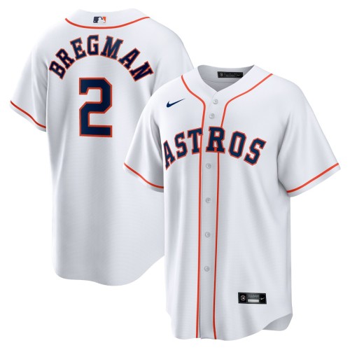 Alex Bregman Houston Astros Nike Home Replica Player Name Jersey - White Alex Bregman Houston Astros Nike Home Replica Player Name Jersey - White