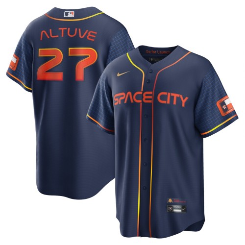 Jose Altuve Houston Astros Nike 2022 City Connect Replica Player Jersey - Navy Jose Altuve Houston Astros Nike 2022 City Connect Replica Player Jersey - Navy